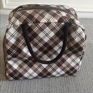 Like 🆕 Brown Plaid LUNCH Bag 9x10 inches